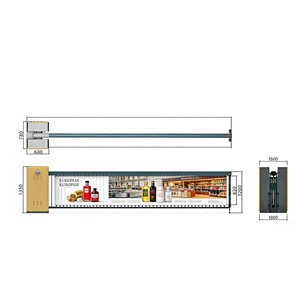 Barrera Publicitaria Integrada con ANPR para Estacionamientos, Barrera con Pantalla LED para Publicidad - Product Image 2