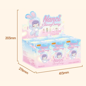 Figurines d'action en vinyle <span class=keywords><strong>Rolife</strong></span> Nanci Shining Bunny authentiques, jouets, poupées en peluche surprise, boîte aveugle, cadeaux mignons à collectionner - Product Image 6