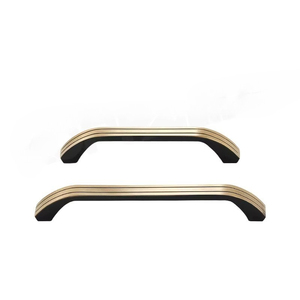 Poignées <span class=keywords><strong>de</strong></span> meubles modernes vintage en laiton massif pour cuisine, chambre, armoire, tiroir, à rayures droites, boutons décoratifs - Product Image 5