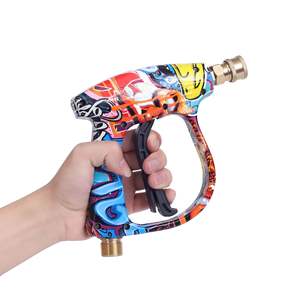 Pistola de gatillo pintada, limpiador de lavadora de alta presión, pistolas de agua de 1/4 "rápido con cañón de espuma, accesorios de coche para <span class=keywords><strong>Parkside</strong></span> Lavor Bosch - Product Image 6