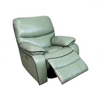 Canapé électrique confortable en cuir véritable pour salon, fauteuils inclinables de massage Haven