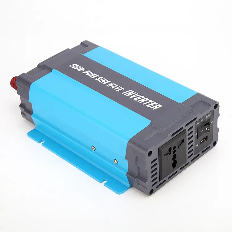 Inverter Daya Ac 500 V Dc 220 W 12V, dengan Pengisi Daya Inverter Gelombang Sinus Murni