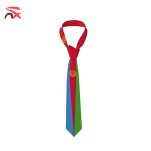 Cravate en satin personnalisée avec logo, unisexe, <span class=keywords><strong>pour</strong></span> adultes, cadeaux promotionnels d'entreprise, drapeau de l'Érythrée, <span class=keywords><strong>pour</strong></span> la décoration - Product Image 4