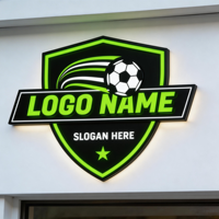 Enseigne lumineuse personnalisée avec logo imprimé UV, boîte à lumière publicitaire LED pour restaurant, magasin, enseigne extérieure