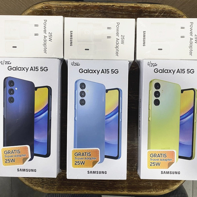 Wholesale 5G Smartphone A15 Best Performance Used Mobile Phone with Smart Features and Hot Selling Face Recognition Technology