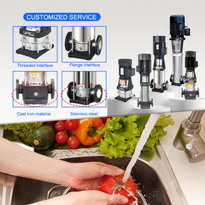 ระบบปั๊มเพิ่มแรงดันสูง 15 กิโลวัตต์ แบบหลายใบพัดแนวตั้ง ปั๊มน้ำแรงดันคงที่ - Product Image 4