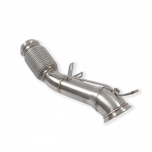 Factory Custom Sport Downpipe for BMW 4 Series 425i 430i G22 G23 G26 B48 2.0T Stainless Steel Exhaust Pipes Header - Product Image 4