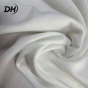 बड़े स्टॉक पर्यावरण कपड़े ठोस रंग d02 शैली पॉलिएस्टर 100% सबसे लोकप्रिय बुना हुआ जाल अस्तर कपड़े - Product Image 2