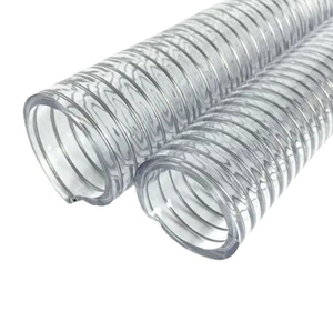 Polieter bazlı TPU çelik tel takviyeli şeffaf hortum şeffaf hortum plastik boru tüpü - Product Image 1