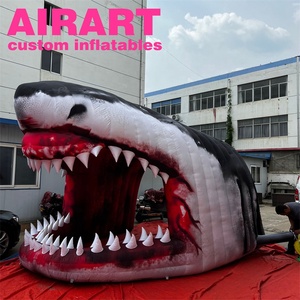 อุโมงค์ฉลามเป่าลมผลิตจากโรงงาน, ประตูฉลามเป่าลมสุดหลอนสำหรับตกแต่งงานอีเว้นท์ภาพยนตร์ - Product Image 2