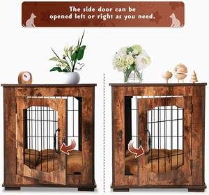 Mobili <span class=keywords><strong>per</strong></span> <span class=keywords><strong>cani</strong></span> con letto morbido, <span class=keywords><strong>cuccia</strong></span> in legno con due ante, <span class=keywords><strong>cuccia</strong></span> <span class=keywords><strong>per</strong></span> tavolino <span class=keywords><strong>per</strong></span> <span class=keywords><strong>cani</strong></span> di piccola/media taglia uso interno - Product Image 5