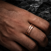 Cincin Magnetik Tembaga Merah Murni Perhiasan Terapi Bio-Magnet Untuk Meredakan Nyeri Arthritis Gelang Dapat Disesuaikan Unisex