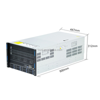 7U900 Server-Barebone mit Anpassbarer Motherboard-Architektur für bis zu 8 GPUs, Optimiert für KI-Training, HPC und Rechenzentren