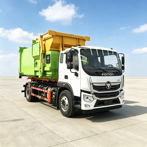 รถบรรทุกจีน โฟตอน 4×2 แบบ Roll On Roll Off Hook Lift ขนาด 18 คิว พร้อมชุดอุปกรณ์ครบชุด พร้อมสถานีบดอัดขยะเคลื่อนที่สำหรับการจัดการขยะ - Product Image 5