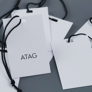 Hangtags quần áo giấy bán chạy nhất với in logo tùy chỉnh - Product Image 4