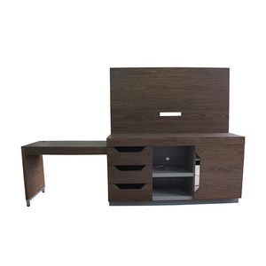 Gỗ Hiện Đại Áp Lực Cao Laminate Top Với Veneer Nội Thất Hampton Inn Tv Đơn Vị Nội Thất Bằng Gỗ TV Đứng Phòng Khách - Product Image 1