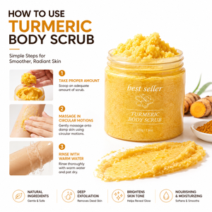 Exfoliante de Cúrcuma al por Mayor - Limpiador Profundo de Poros que Ilumina y Exfolia - Product Image 4