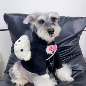 Sweat à capuche en peluche mignon pour chiens, adapté aux Teddy, Bichon, Schnauzer, <span class=keywords><strong>Yorkshire</strong></span> et chats, vêtements d'automne et d'hiver pour animaux de compagnie - Product Image 2