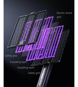 Lampe <span class=keywords><strong>anti</strong></span>-moustiques électrique 297 cm² avec grande moustiquaire pliable, à poser ou suspendre pour tuer les moustiques et les insectes volants - Product Image 4