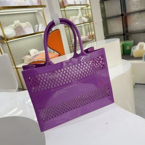 Borsa da spiaggia in PVC e gelatina di plastica con grande capacità di moda - Product Image 2