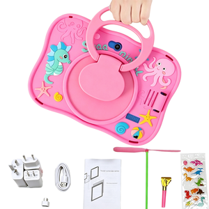 Tableta Educativa Económica Personalizada de 7 Pulgadas para Niños, con Juegos Escolares, Android 15, 4+64GB, Wi-Fi, OEM, Funda Protectora Anti-Caídas - Product Image 1