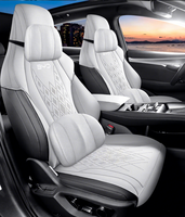 Kit de siège 2020-2025 BYD Song Plus BYD Sealion 07 EV 5 pièces en cuir Style sport toutes saisons housse de siège de voiture