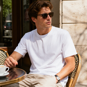 T-Shirt Casual in Jersey 100% Cotone 180g, Unisex, Collo Tondo, Manica Corta, <span class=keywords><strong>Logo</strong></span> Personalizzato, MOQ 2 Pezzi, Consegna in 7 Giorni - Product Image 4