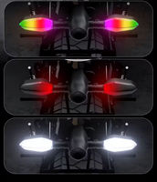 Cool Moteur Frein Queue LED Lampe RGB Ambre Moto Avertissement Clignotant Indicateurs Lumières Moto Projection Clignotant Lumière