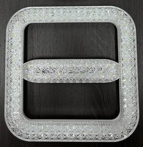 <b>LED</b> Square <b>Crystal</b> UFO 36W ABS+PS <b>Ceiling</b> <b>Light</b> AC100V-265V E27 1-Year Warranty 3600 Lumens 6000K Living Room Lighting - Product Image 2