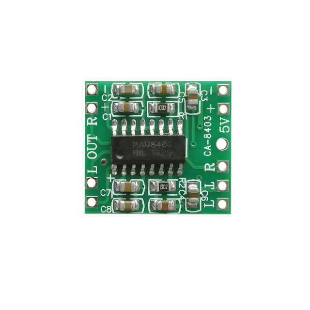 CA-8403 M icro digital power amplifier board 2*3W Class D PAM8403 power amplifier module 2.5~5V USB power supply