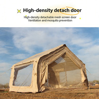 Tente de plage gonflable quatre saisons, grande, légère, résistante aux UV, avec 4 portes, pour 8 personnes, camping en plein air