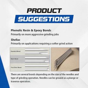 Tıbbi cerrahi aletler için Metal tüpler iğne aşındırıcı tekerlekler bowden-kablolar beyaz alüminyum oksit taşlama - Product Image 5