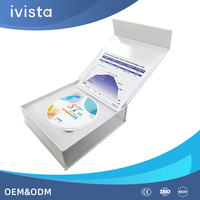 Disco de Zirconia Dental IVISTA ST-ML de Alta Calidad Directo de Fábrica OEM/ODM 43% de Translucidez 1200MPa de Resistencia a la Flexión Bloque Blanco