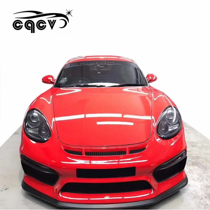 Kit carrosserie style GT4 pour Porsche cayman/boxster 987 pare-chocs avant pare-chocs arrière spoiler arrière pour porsche caymen/boxster facelift