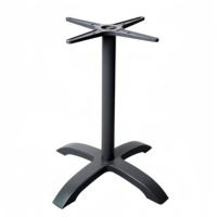 Table compacte en stratifié Lifepursue avec base en aluminium
