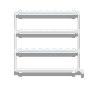 Kit di Coltivazione Verticale Idroponico Personalizzabile <span class=keywords><strong>per</strong></span> Casa e Fattoria con 4 <span class=keywords><strong>Tubi</strong></span> in PVC, Sistema di Coltivazione di Verdure - Product Image 2