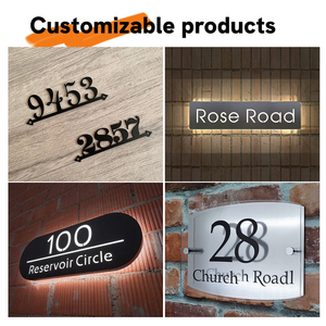 Kelly tùy chỉnh thép không gỉ dấu hiệu điện tử trong nhà số phòng khách sạn số cho thương mại dân cư sử dụng - Product Image 4