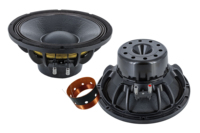 Subwoofer BM 12-Inch Neodymium dengan Voice Coil 4-Inch, Pasif 8 Ohm, Aluminium, untuk Penguatan Bass Panggung Indoor/Outdoor