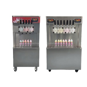 Machine à glace molle professionnelle 7 buseaux, machine à yogourt glacé automatique, machine à sundae – Offre spéciale - Product Image 1