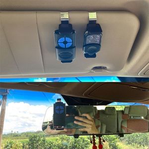 Support magnétique pour téléphone portable, support de voiture portable en plastique, installation facile pour pare-soleil de voiture - Product Image 4