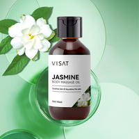 Huile Essentielle Composée de Jasmin Bio Pressée à Froid OEM, Jojoba, Pépins de Raisin, 100% Pure, Anti-rides, Éclaircissante, Nourrissante