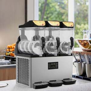 Commercial 220V Boisson Slush Machine 15L * 3 Réservoir Unique Congelé Prise Européenne Nouveau Contrôle Neige Fonte Machine Prix Usine - Product Image 1