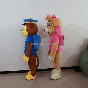 Efun MOQ 1 PC Costume de mascotte de patrouille professionnel personnalisé, costume de mascotte de chien Pat' Patrouille bleu en dessin animé à vendre - Product Image 2
