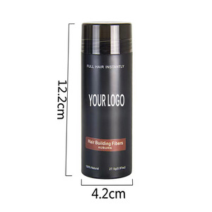3 Languages Private Label 27.5G <strong>Hair</strong> Loss Treatment <strong>Fibre</strong> Fully Keratin <strong>Hair</strong> Building Fiber <strong>Powder</strong> - Product Image 5