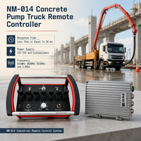 Télécommande pour camion pompe à béton NM-014 avec temps de réponse inférieur ou égal à 20 ms et options d'alimentation 12V 24V