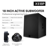 Subwoofer actif BHA Custom Mold XS Series 12, 15, 18 pouces pour scène extérieure, basses profondes, prix de gros usine