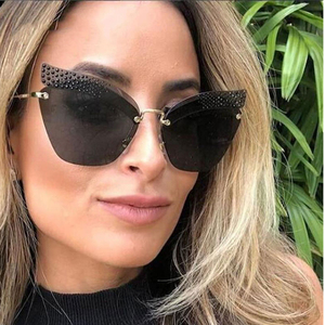 Negro montura <span class=keywords><strong>de</strong></span> ojo <span class=keywords><strong>de</strong></span> gato gafas <span class=keywords><strong>de</strong></span> sol <span class=keywords><strong>de</strong></span> moda <span class=keywords><strong>de</strong></span> las mujeres <span class=keywords><strong>de</strong></span> la marca <span class=keywords><strong>de</strong></span> <span class=keywords><strong>lujo</strong></span> <span class=keywords><strong>de</strong></span> tonos <span class=keywords><strong>de</strong></span> diamantes <span class=keywords><strong>de</strong></span> imitación gafas - Product Image 2