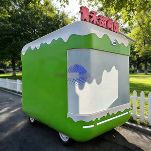 High Quality Food Remolque Truck Kitchen Food Truck Mobile Coffee Car <b>Ice</b> Cream Vending Carts With Full With Low Price - Product Image 2