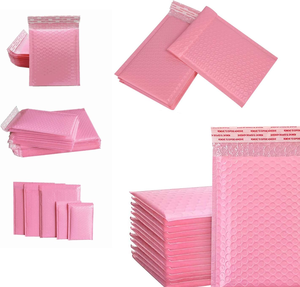 Petites enveloppes doublées de bulles roses enveloppes d'expédition roses rembourrées enveloppe auto-scellante étanche, antichoc et anti-poussière - Product Image 4