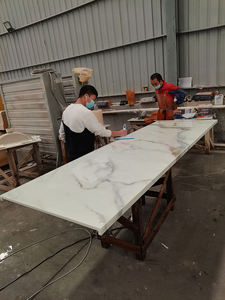 Hermosas Baldosas de Cerámica Blanca Nano Carrara Calacatta para Pisos y Cocinas de Hoteles, Apartamentos y Villas - Impermeables y Duraderas - Product Image 2